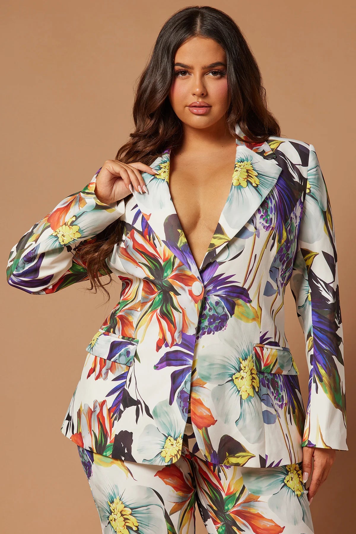 Liliana Floral Blazer Suit Set