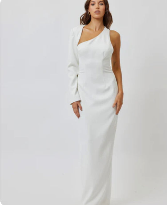 Avery Dress in White