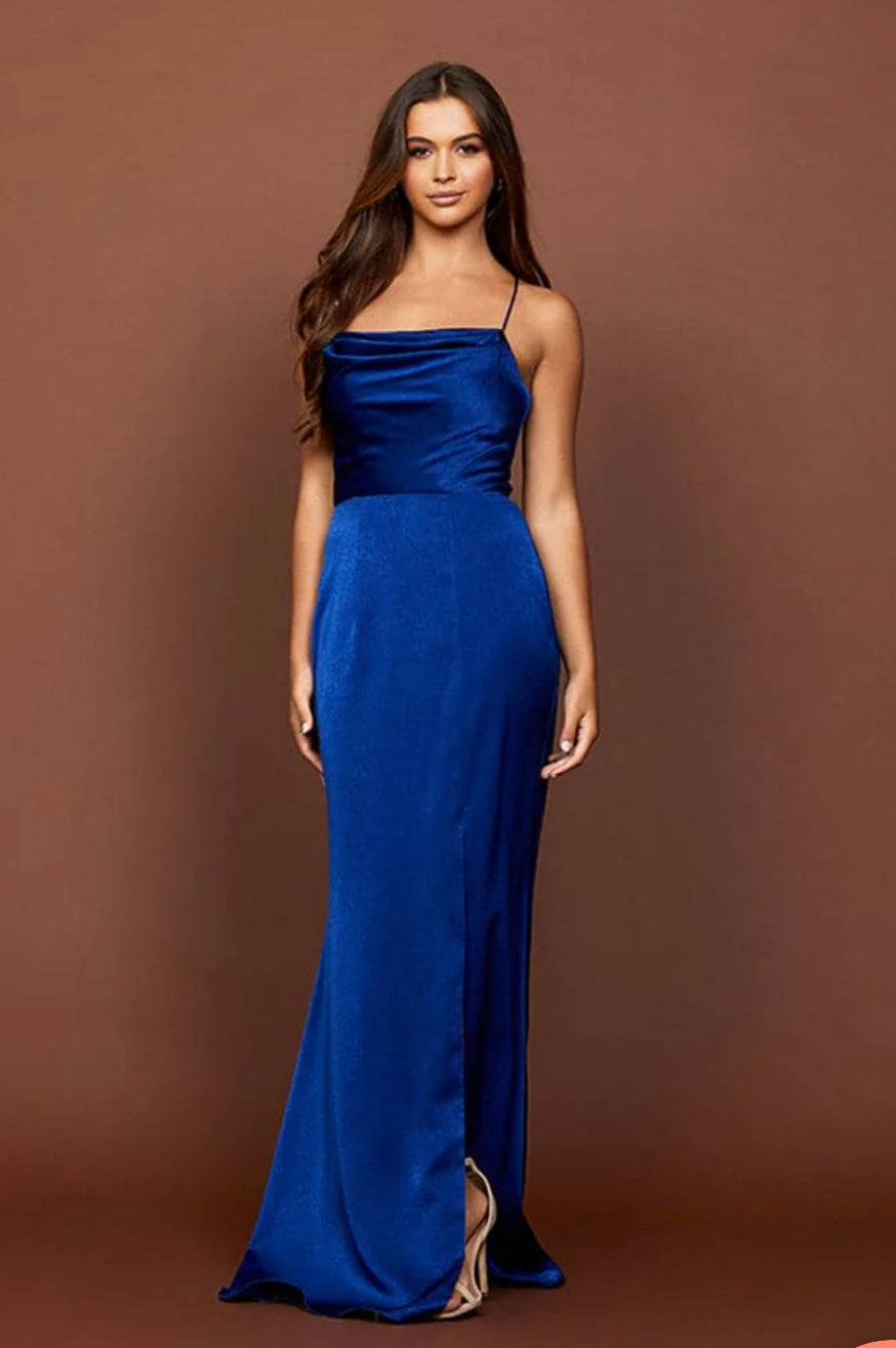 BARIANO - Stephanie Draped Cowl Gown (AU 14)