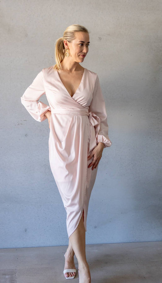 Blush Tulip midi dress (AU 8)