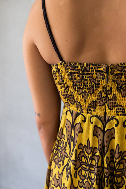ZIMMERMANN - Printed Linen midi dress (1)