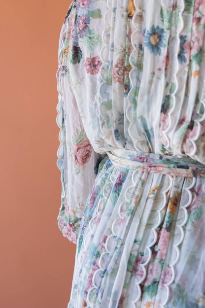 ZIMMERMANN - Wavelength scallop midi dress (1)