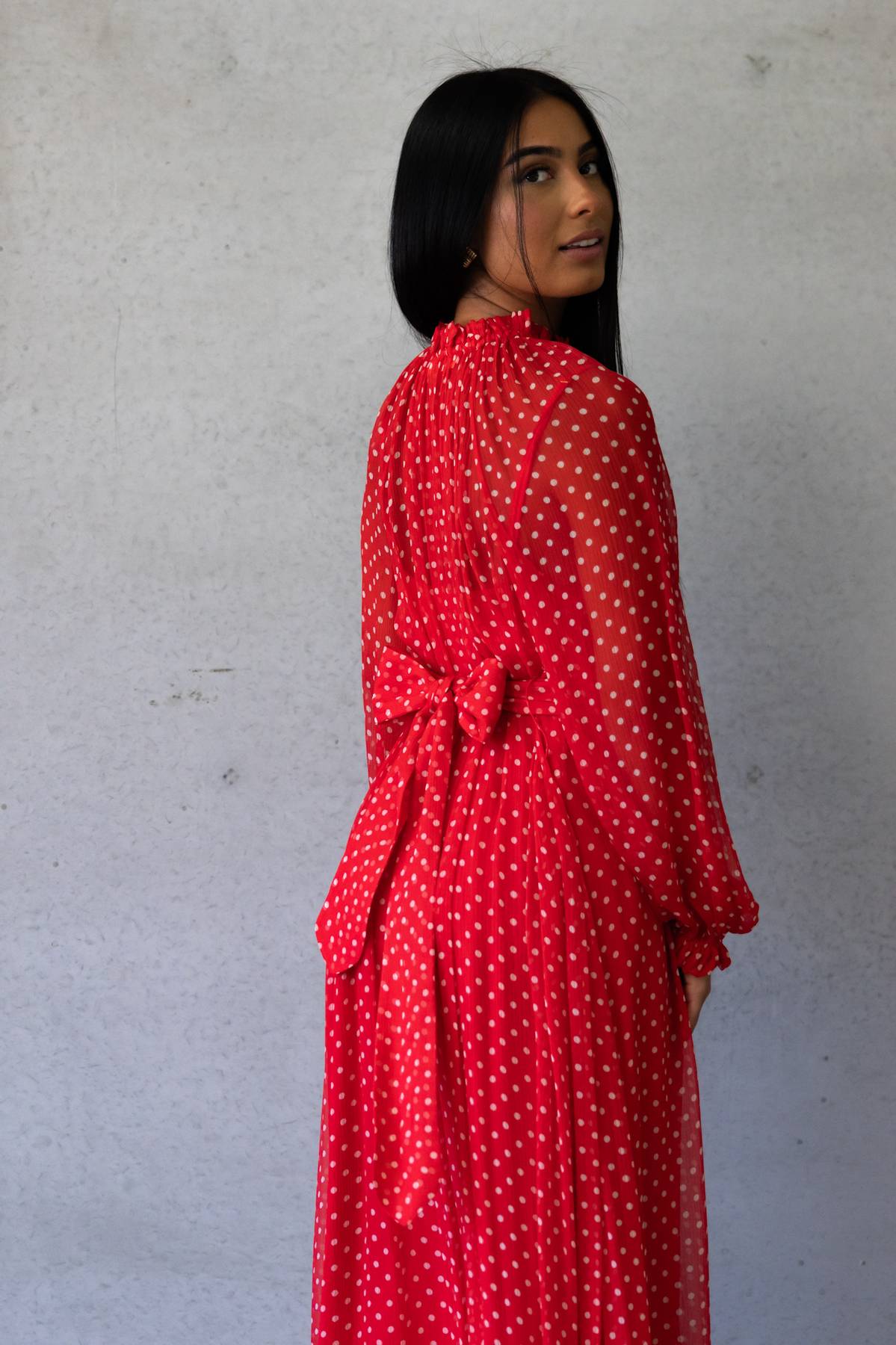 ZIMMERMANN - Ninety-Six Swing Red Polka Dot Dress (1)