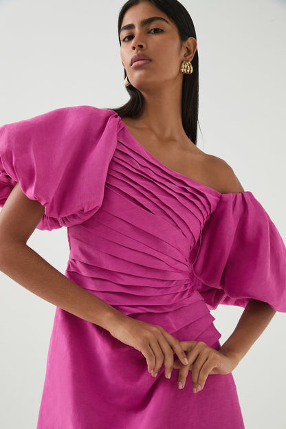 AJE - Cadence Ruched Mini Dress (AU 10)