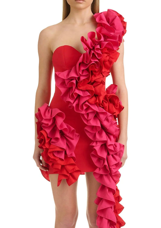 ELIYA THE LABEL - Yasmine Dress in Red (AU 10)