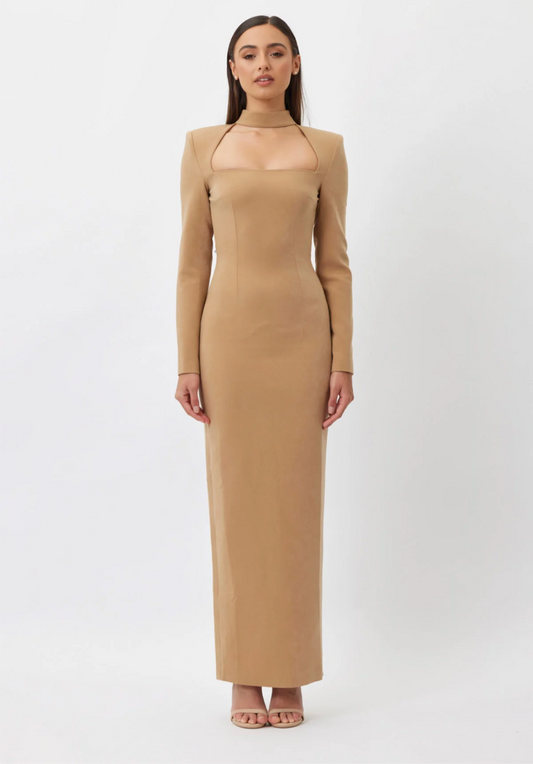 Mackenzie Dress in Nude