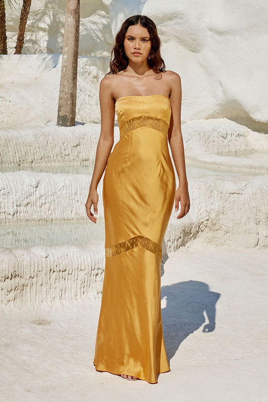 RUNAWAY THE LABEL - Melrose Maxi Dress (M)