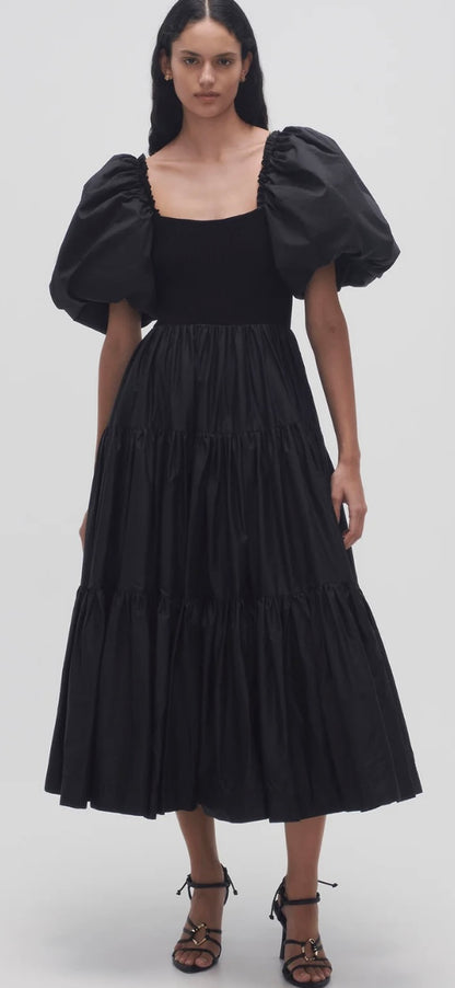 AJE - Casa Puff Sleeve Midi Dress (AU 12)