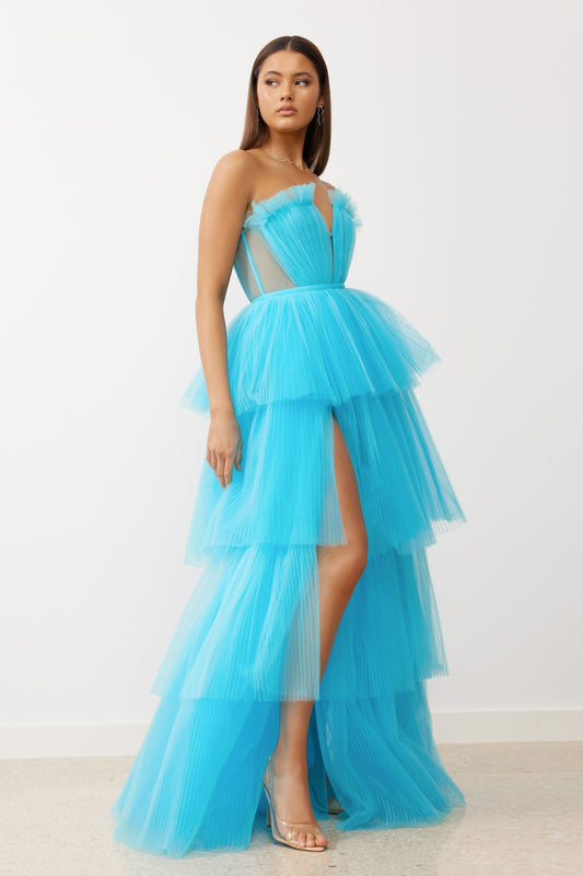 Cruz Dress in Turquoise