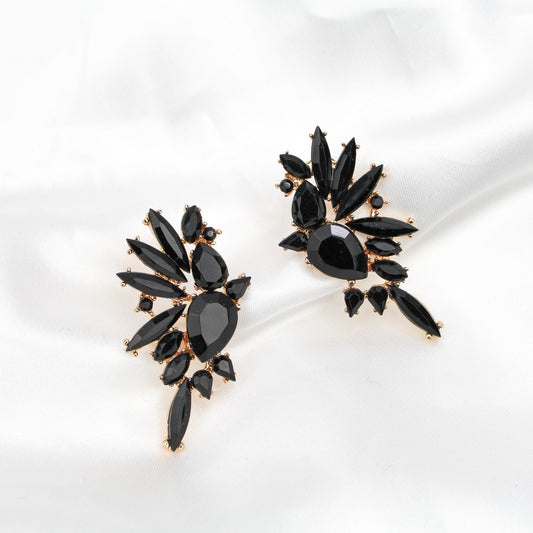 Ramona Earrings in Noir - For Sale