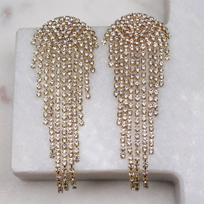 BLACK & BLOOM - Rita Earrings in Gold - For Sale
