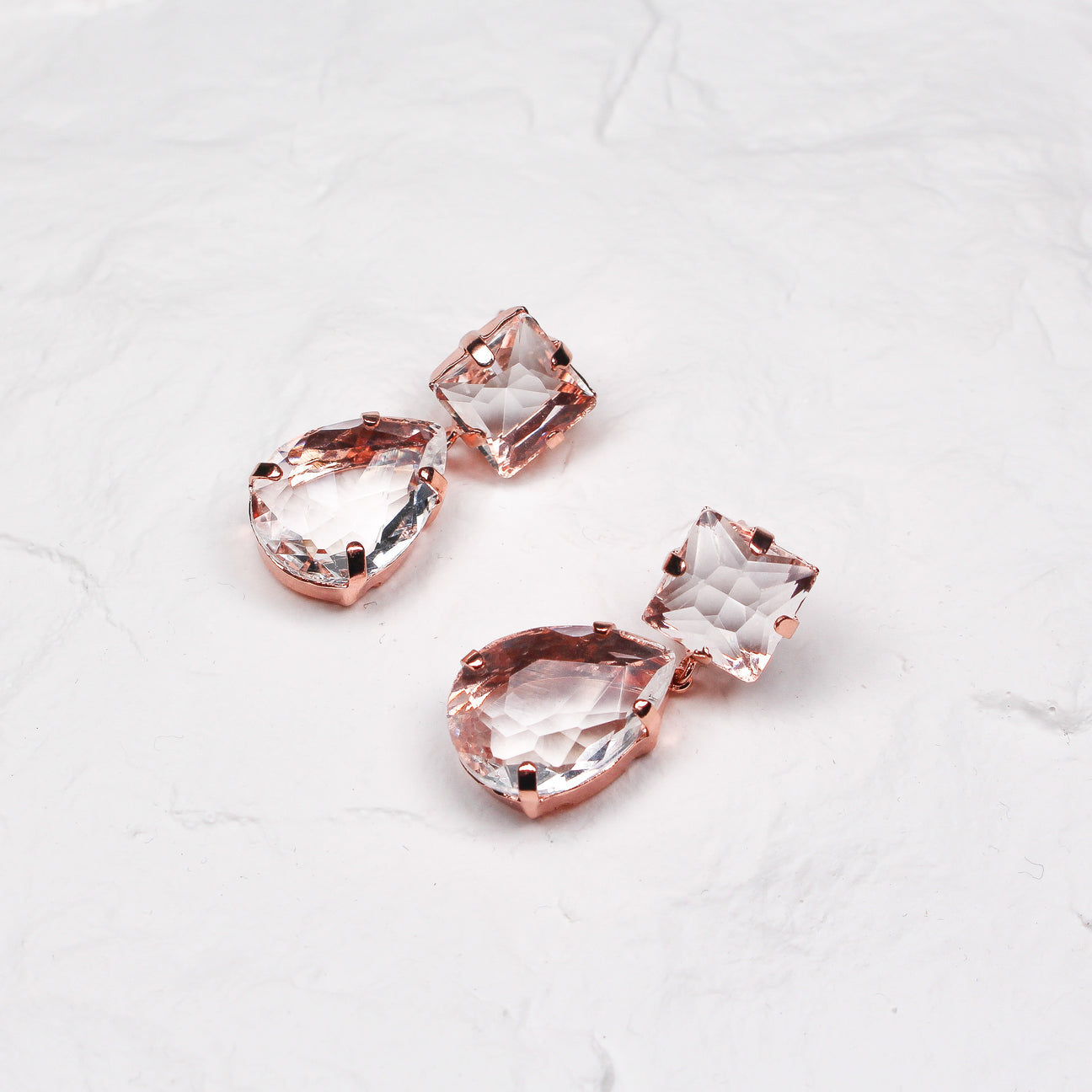Sanremo Earrings in Rose Gold - For Sale