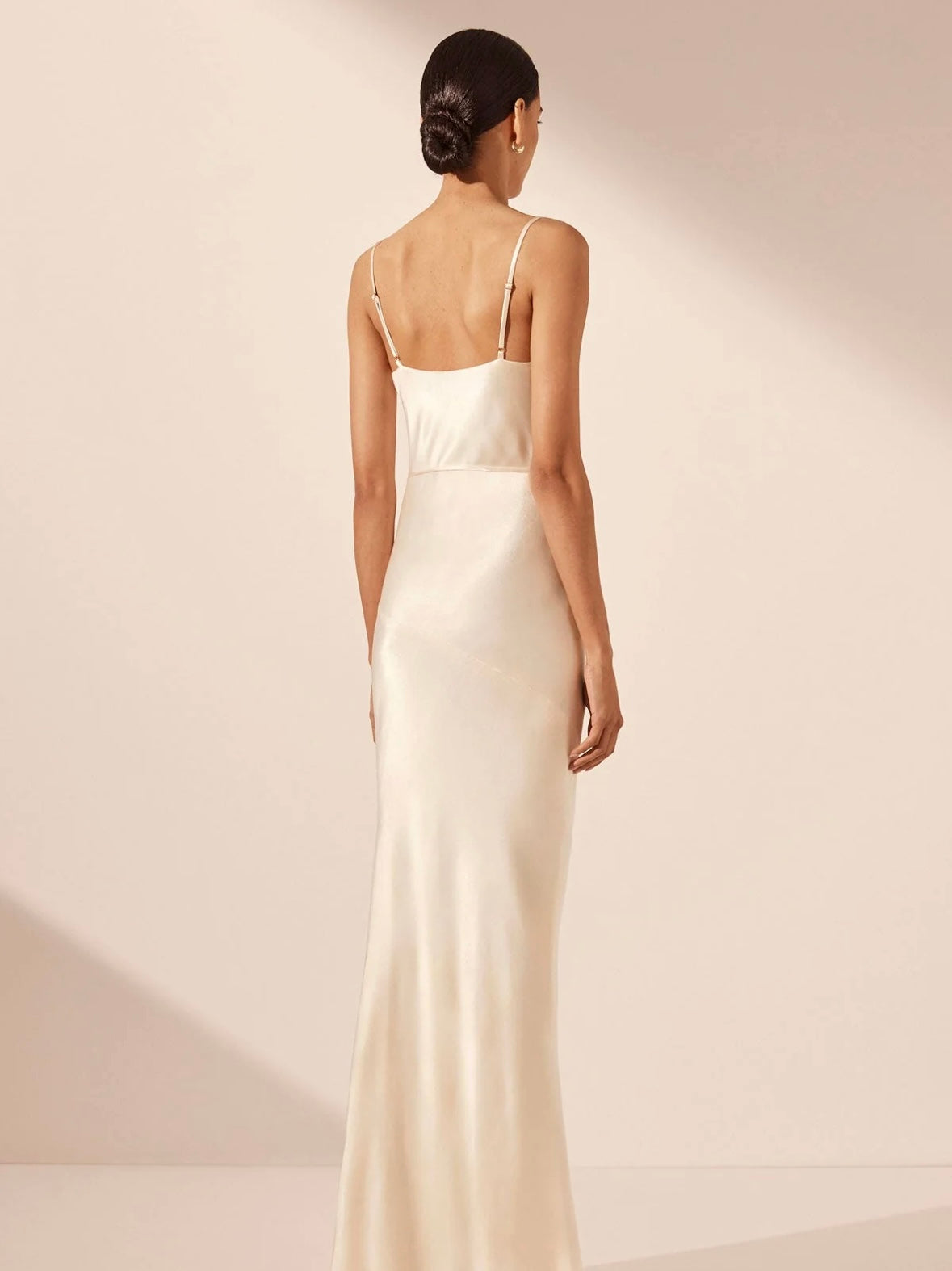 SHONA JOY - La Lune Bias Cowl Maxi Dress