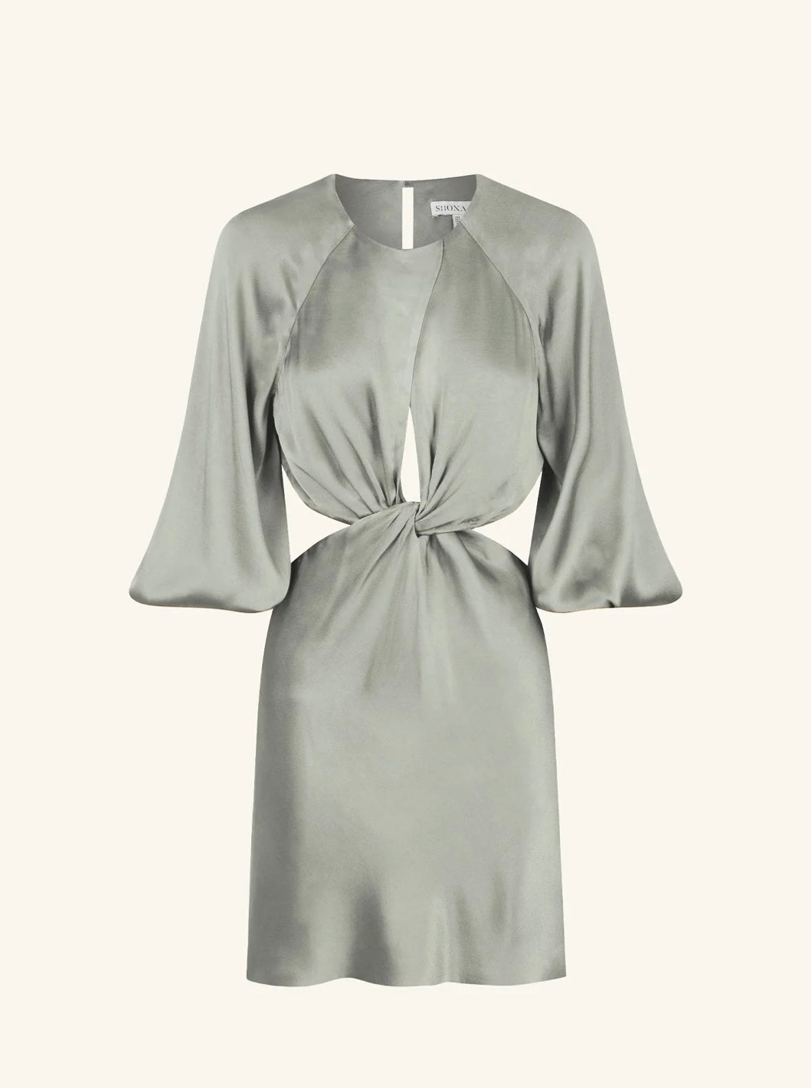 SHONA JOY - La Lune Twist Front Cut Out Mini in Sage