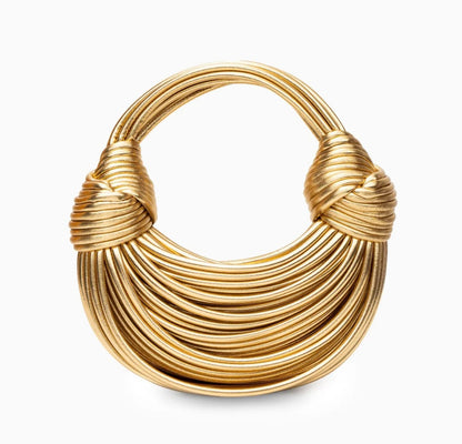 VERANO HILL - Amanda Handbag in Gold - For Hire