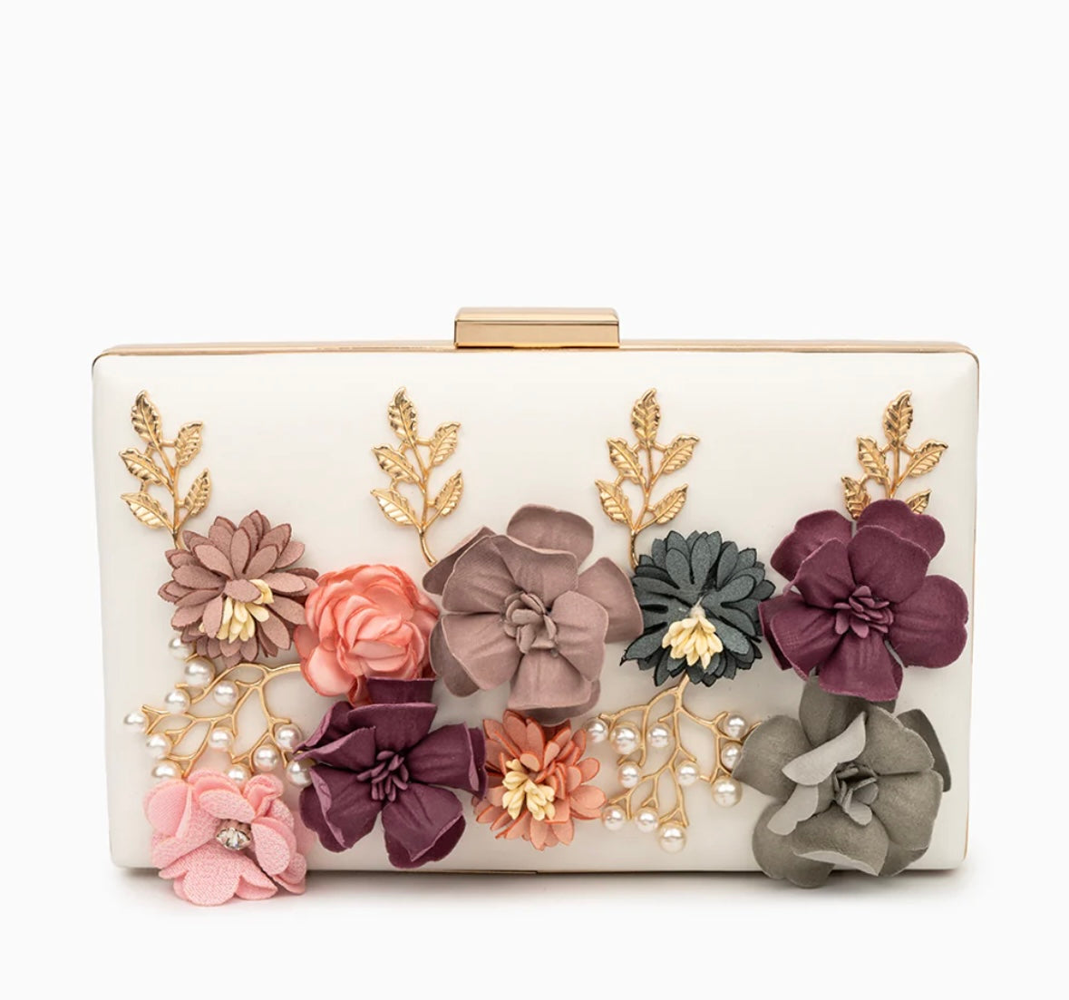 VERANO HILL - Juliet Flower Clutch Bag - For Hire