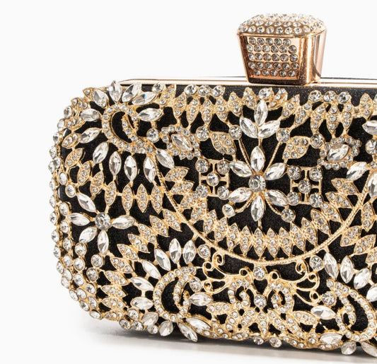 Luxurious Flower Clutch Bag - For Hire