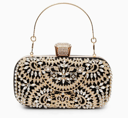 VERANO HILL - Luxurious Flower Clutch Bag - For Hire