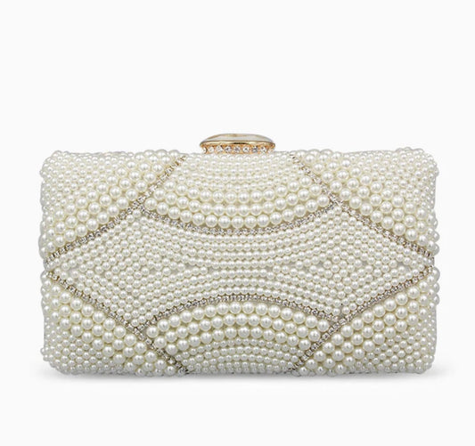 Violeta Pearl Clutch Bag - For Hire