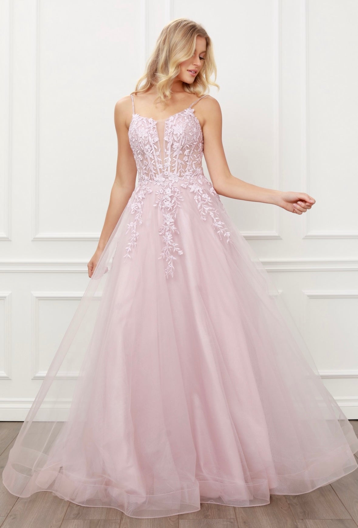 WENDY-ANN - Formal Dress in Blush