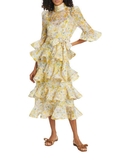 ZIMMERMANN - Harmony Tiered Midi Dress (AU 10-16)