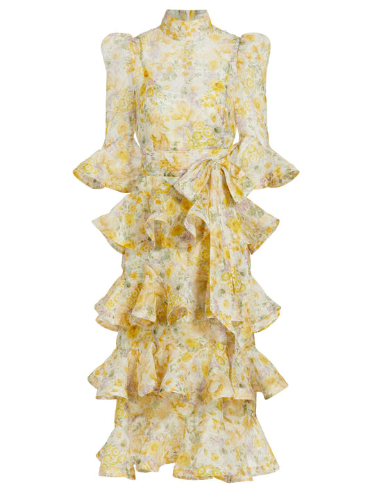 ZIMMERMANN - Harmony Tiered Midi Dress (AU 10-16)